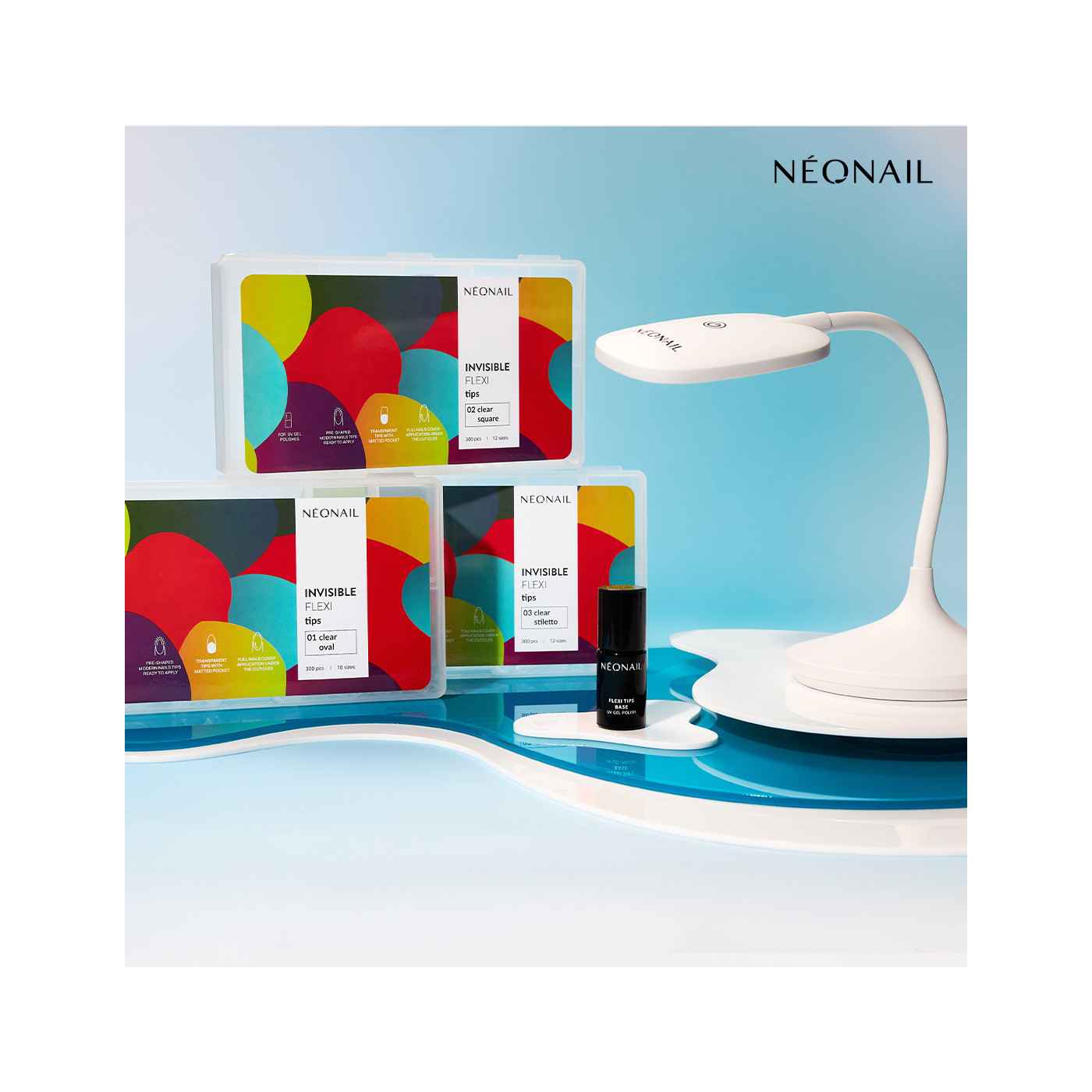 Flexi Tips - 01 Clear Oval