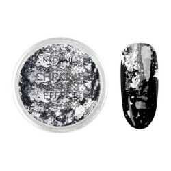 NEONAIL 💅 Chrome Flakes Effect 01 Pigmentpoeder 💅 Creëer een sprankelende, metallic look 💅 Perfect voor nail art liefhebbers 💅 O