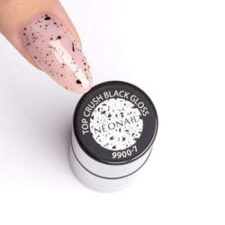 Gellak 7,2 ml - Top Crush Black Gloss