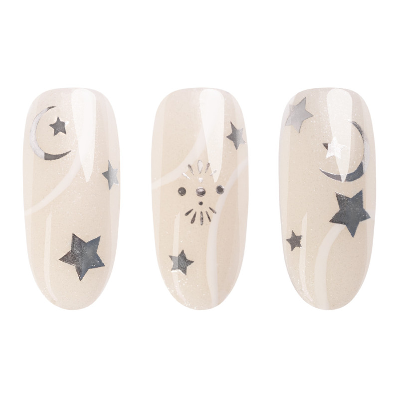 Nail Sticker 05 ASTRO SILVER