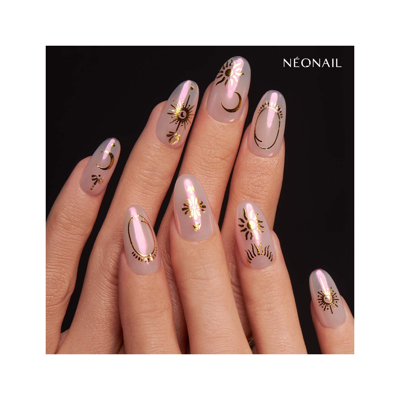 Nail Sticker 06 ASTRO GOLD