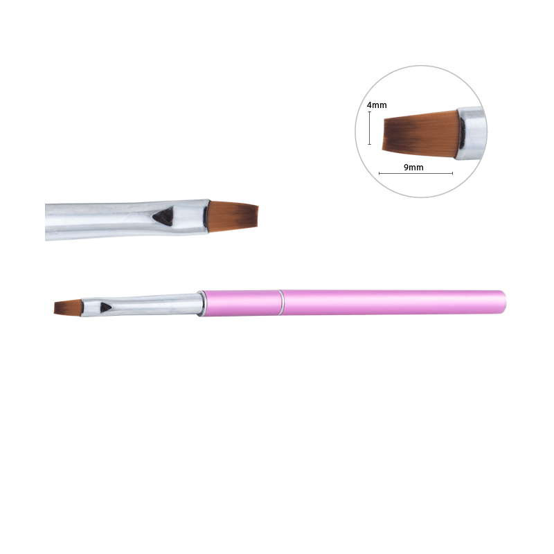 Natuurlijk gelkwastje, plat nr. 6 Natuurlijk gelkwastje, plat nr. 6