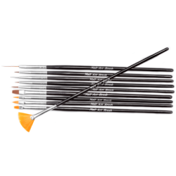 Collection Set van 10 synthetische kwastjes Collection Set van 10 synthetische kwastjes