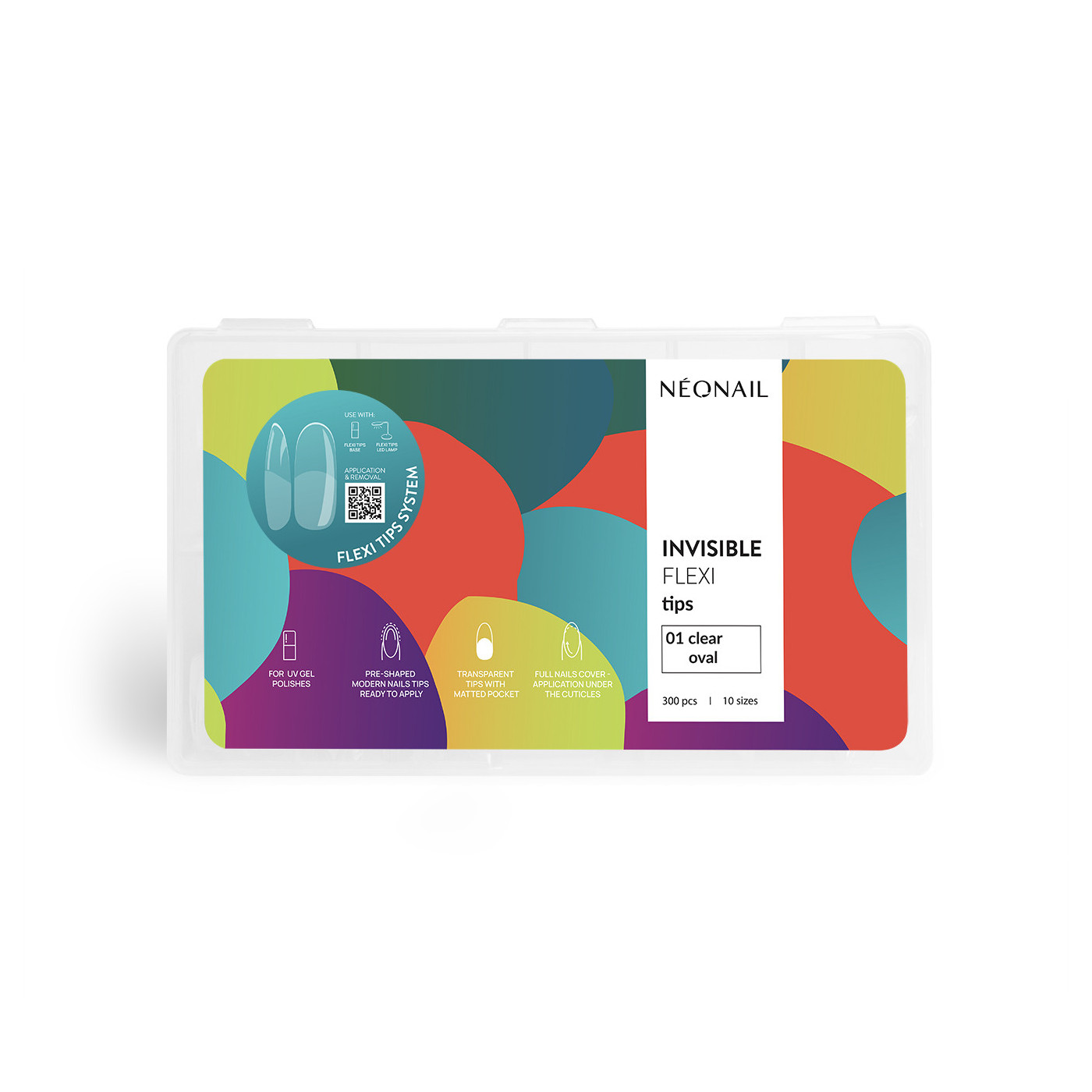 Flexi Tips - 01 Clear Oval Flexi Tips - 01 Clear Oval