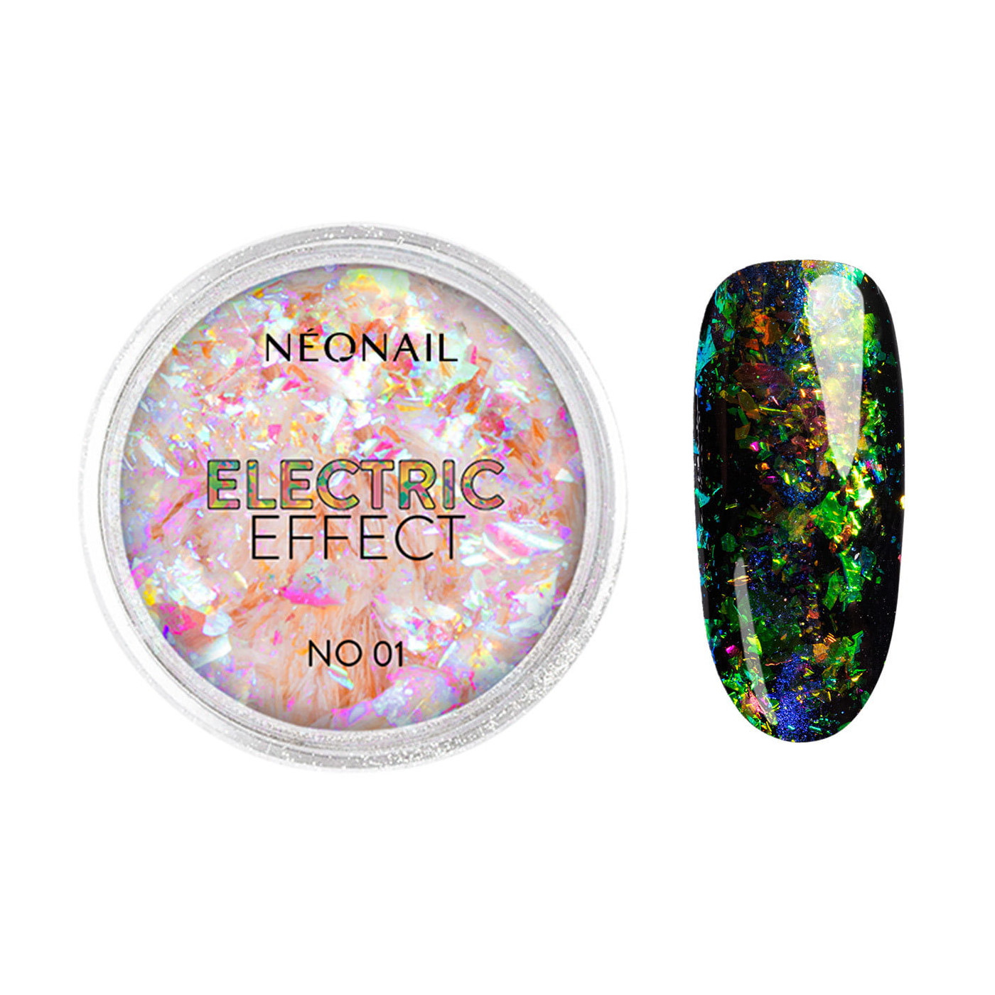 NEONAIL 💅 Electric Effect 03 Pigmentpoeder 💅 Unieke glans met een sprankelend electric effect 💅 Perfect voor opvallende nail art