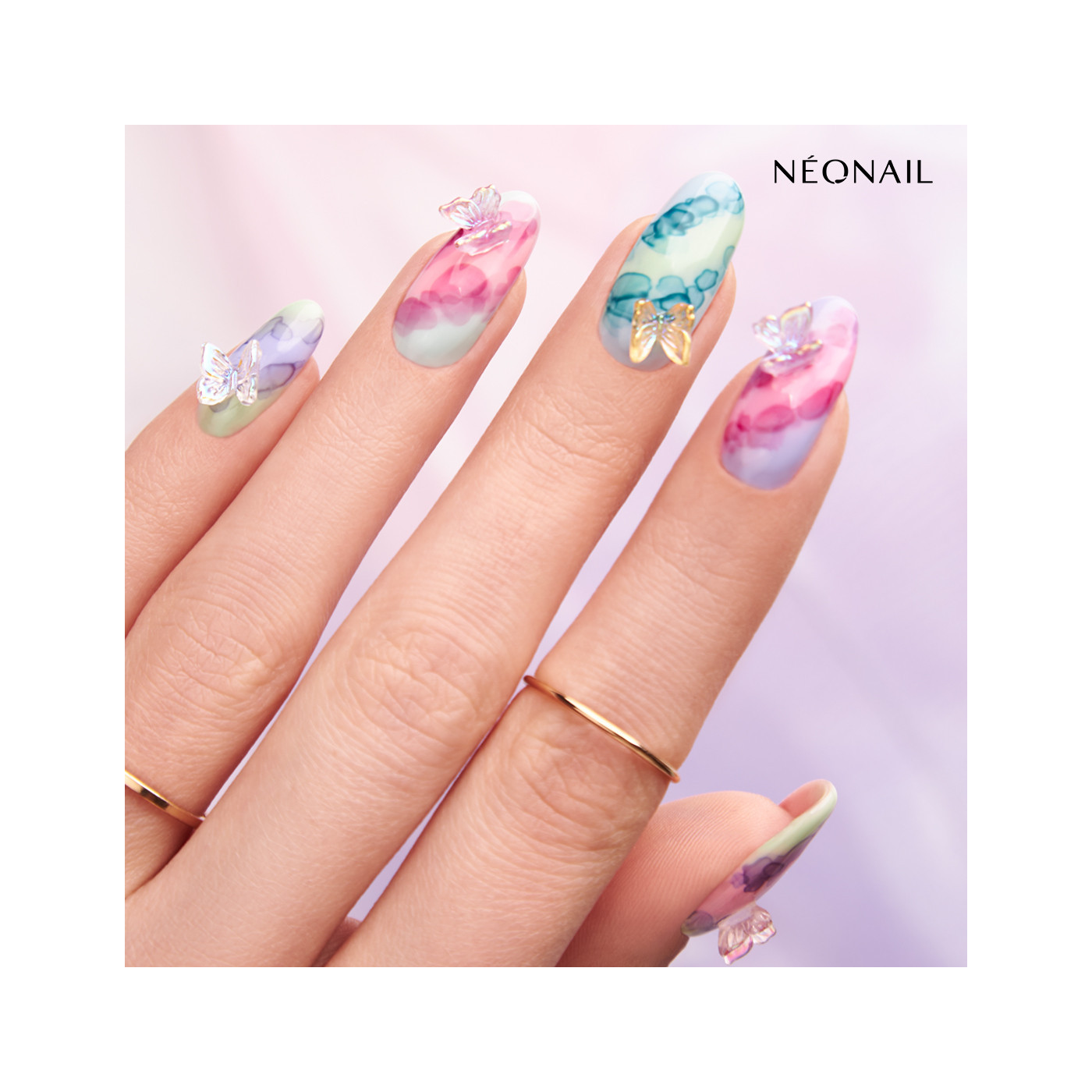3D nail art – butterflies| 3D nail art – butterflies|