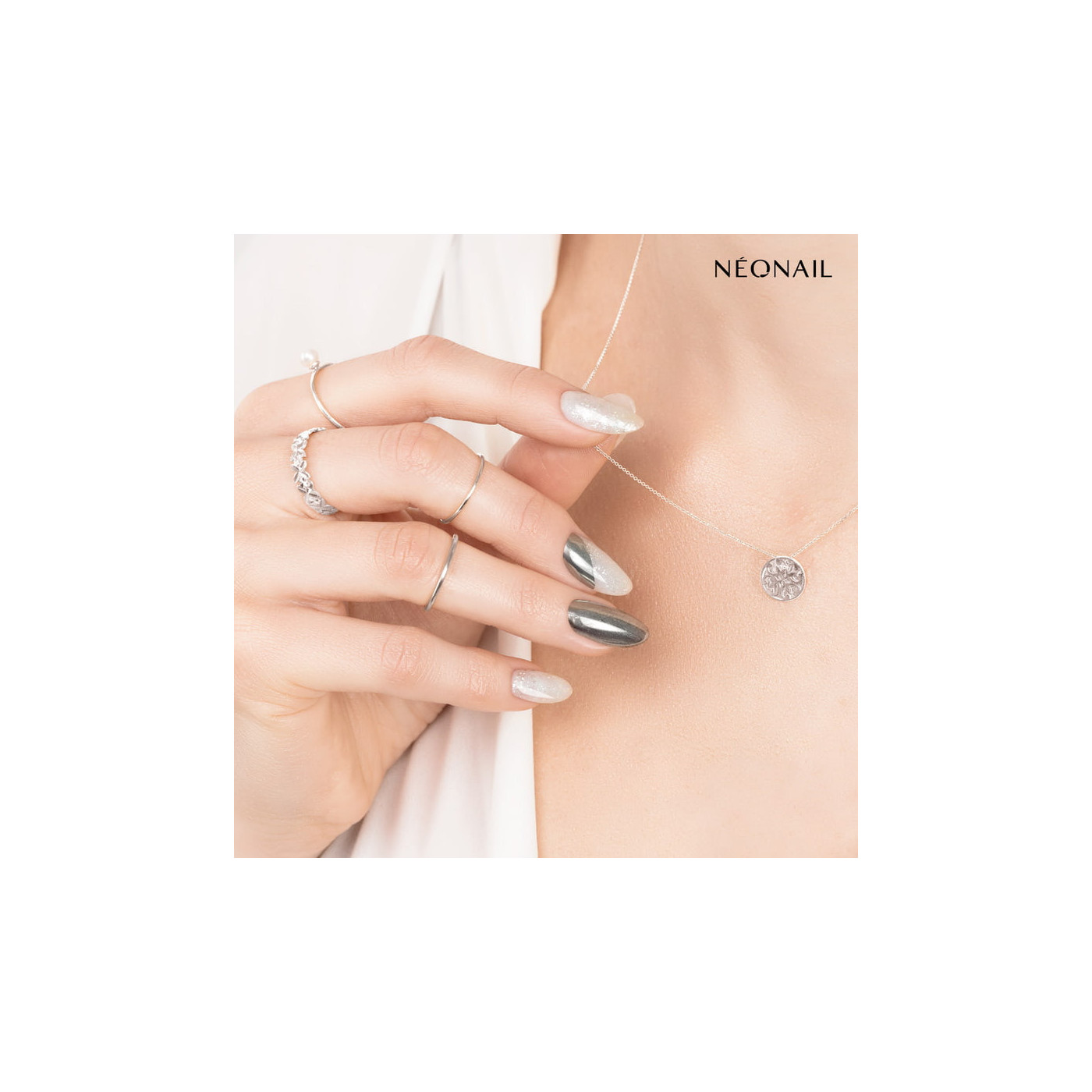 Chrome Effect pigmentpoeder &ndash; Silver