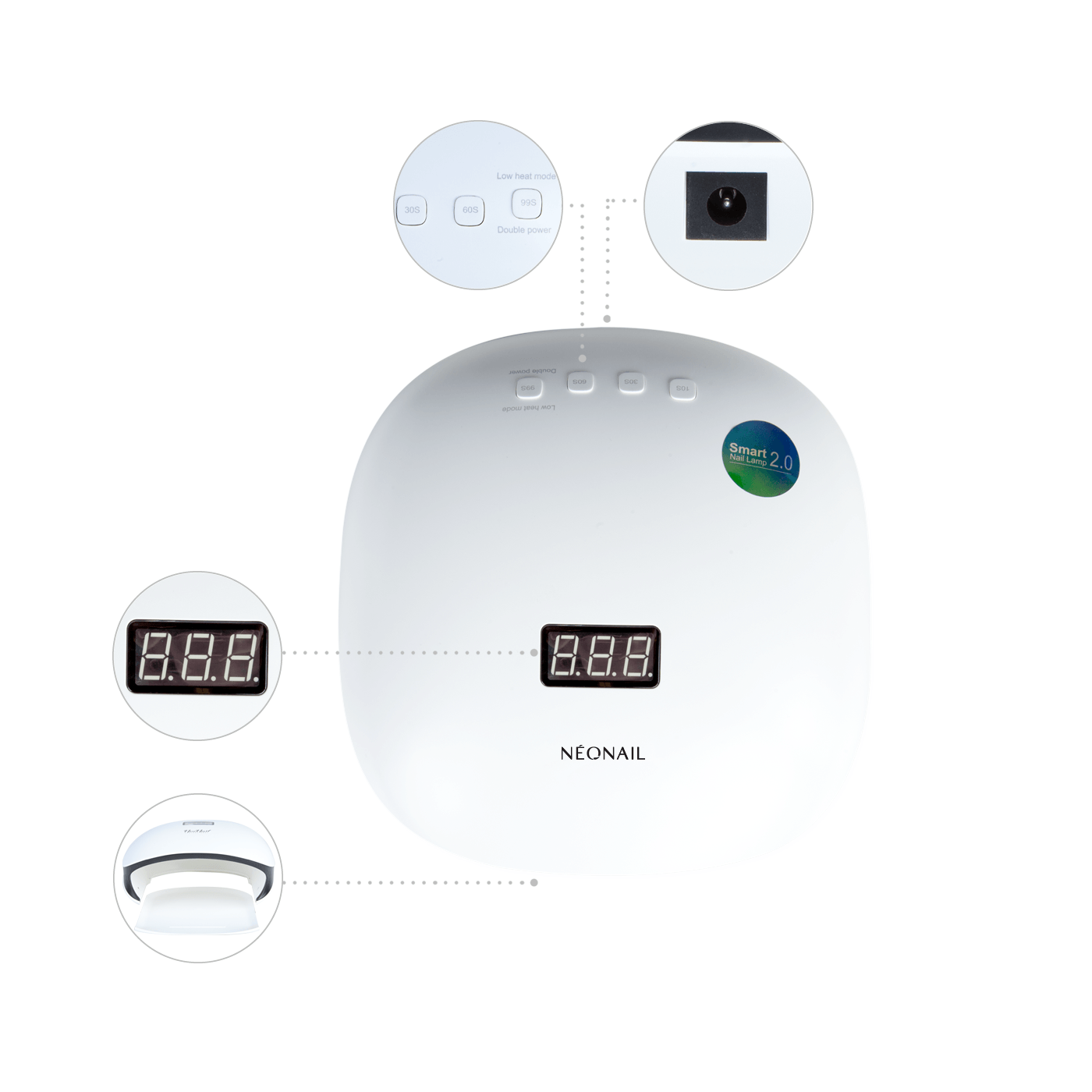 LED-lamp 36 W/48 LCD Display