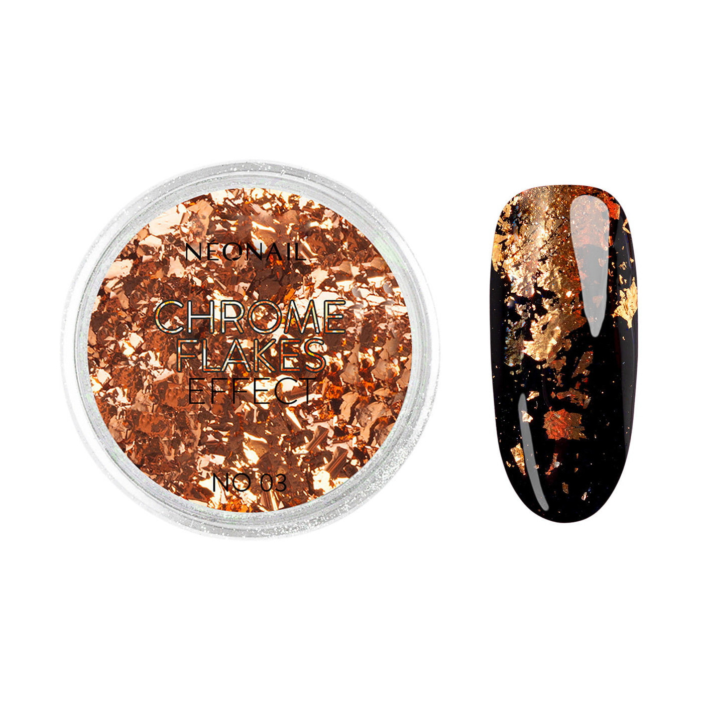 Chrome Flakes Effect 03 - Pigmentpoeder Chrome Flakes Effect 03 - Pigmentpoeder