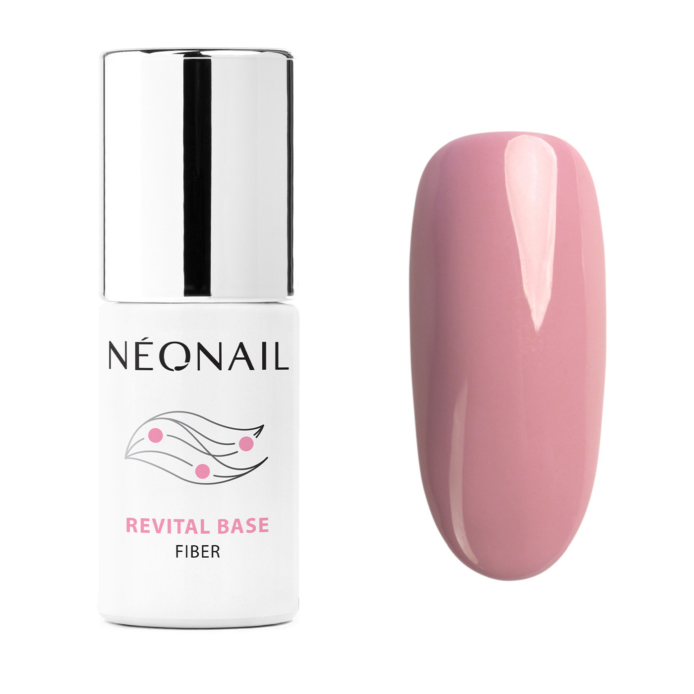 Gellak 7,2 ml - Revital Base Fiber Warm Cover Gellak 7,2 ml - Revital Base Fiber Warm Cover