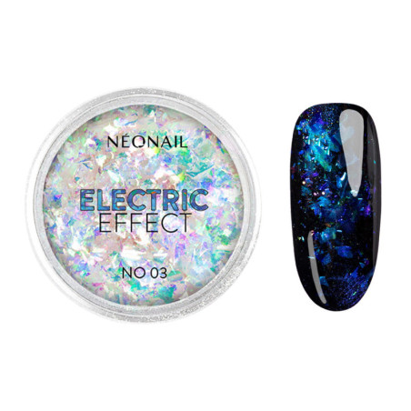 NEONAIL 💅 Electric Effect 03 Pigmentpoeder 💅 Cre&euml;er een opvallend, sprankelend effect 💅 Perfect voor een unieke en levendige loo