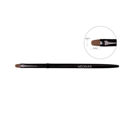 Nail Art Brush 03 - Oval 6 mm