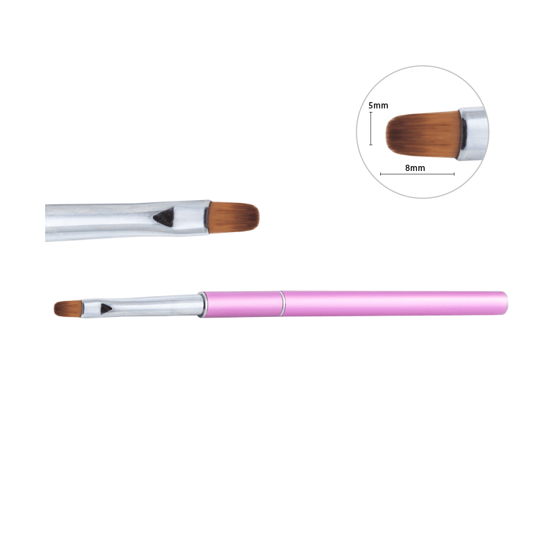 Natuurlijke gelkwast, ovaal nr. 6