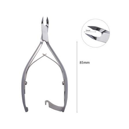 Nagelriemknipper met sluiting 5 mm