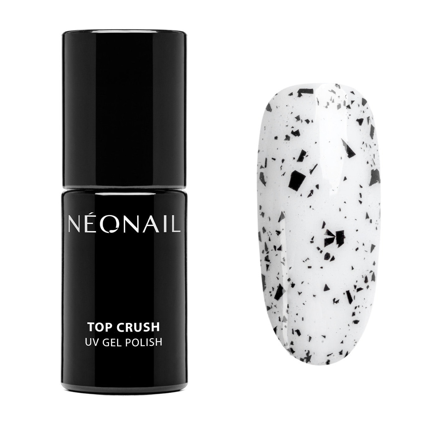 Gellak 7,2 ml - Top Crush Black Gloss Gellak 7,2 ml - Top Crush Black Gloss