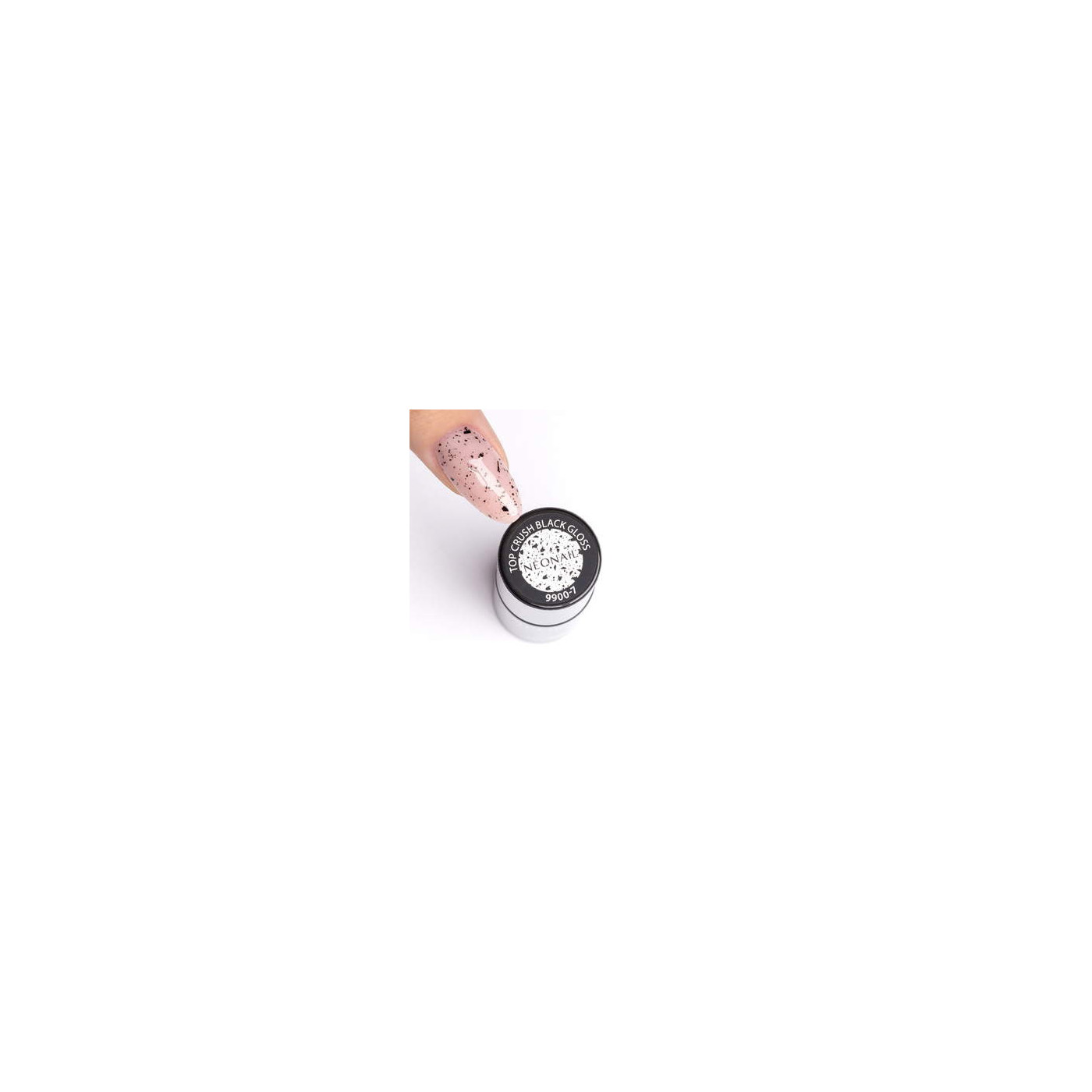 Gellak 7,2 ml - Top Crush Black Gloss Gellak 7,2 ml - Top Crush Black Gloss