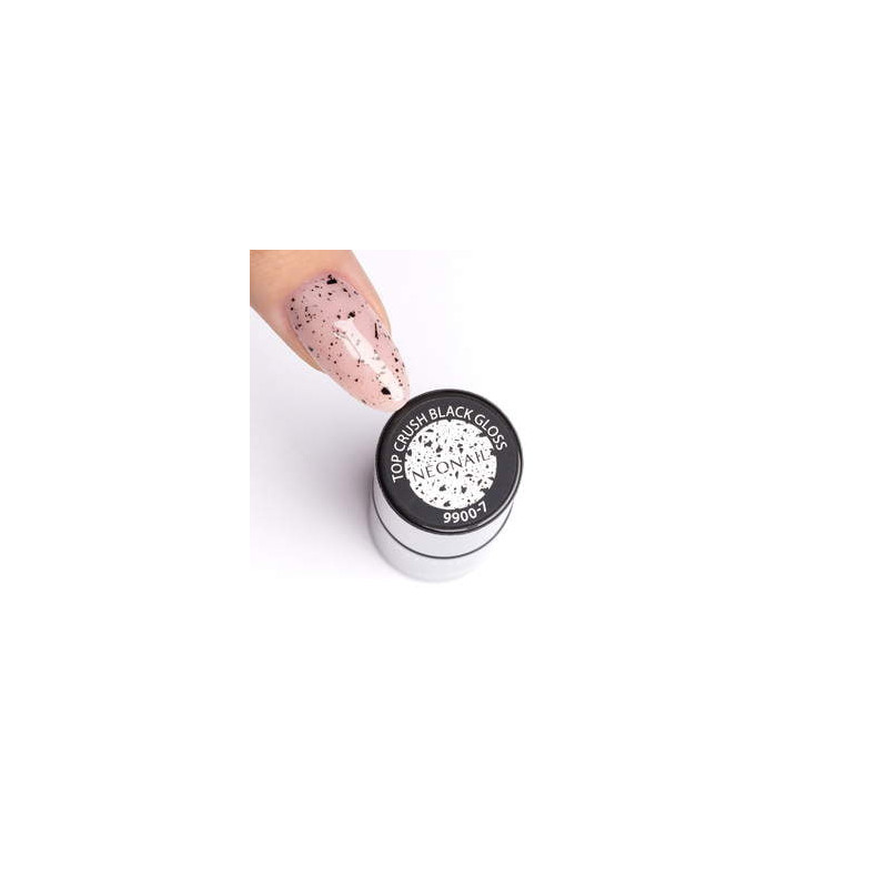 Gellak 7,2 ml - Top Crush Black Gloss Gellak 7,2 ml - Top Crush Black Gloss