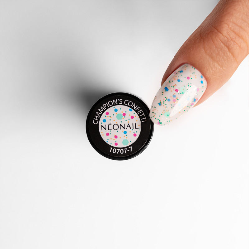 Gellak 7,2 ml - Champion's Confetti Gellak 7,2 ml - Champion's Confetti
