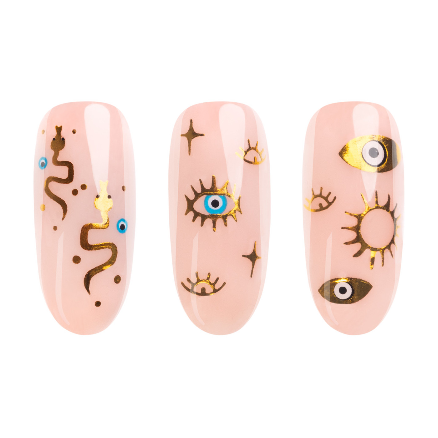 Nail Stickers Boho Gold