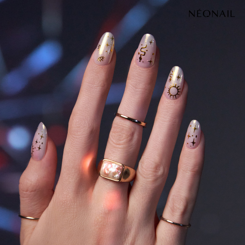 Nail Stickers Boho Gold