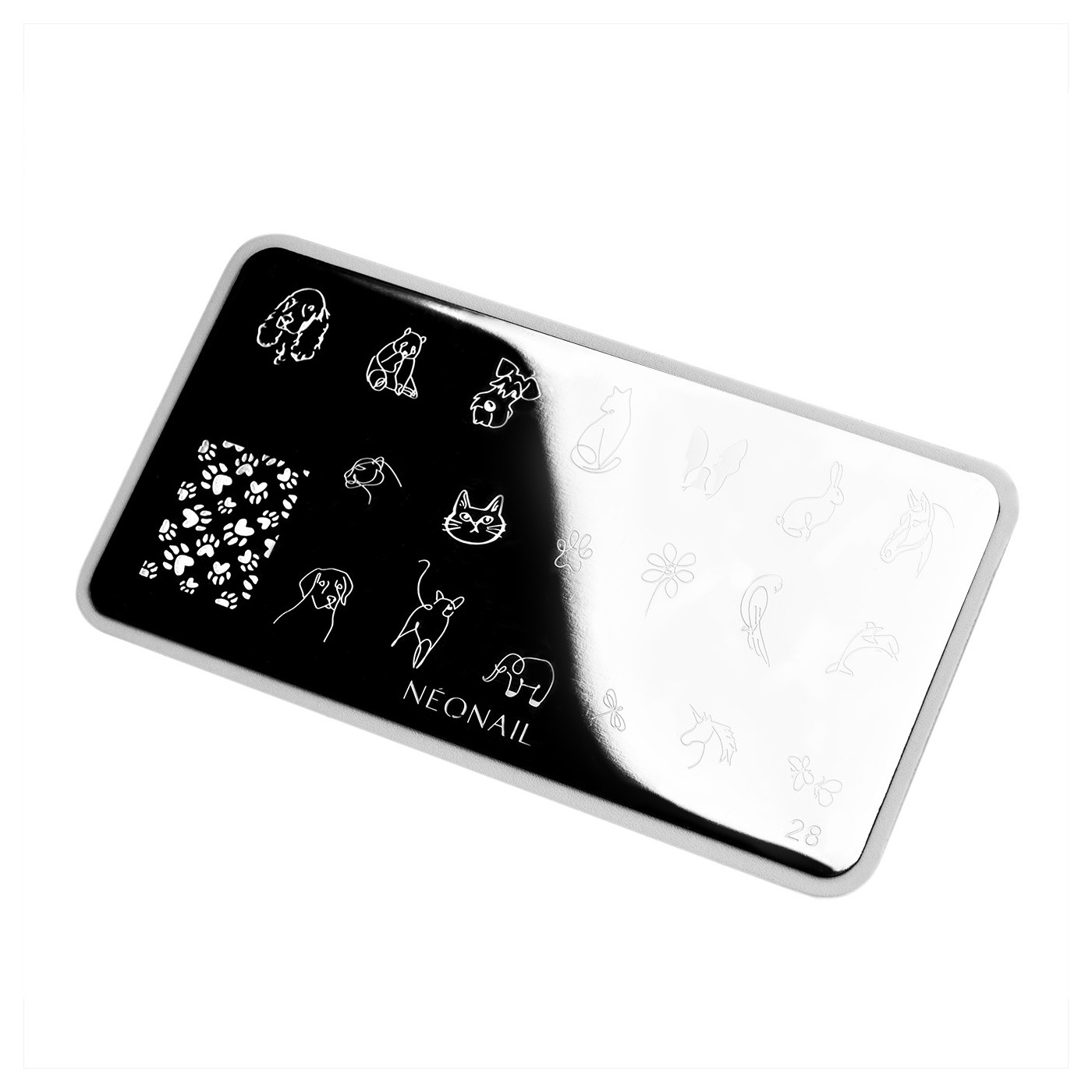 Stamping plate 28