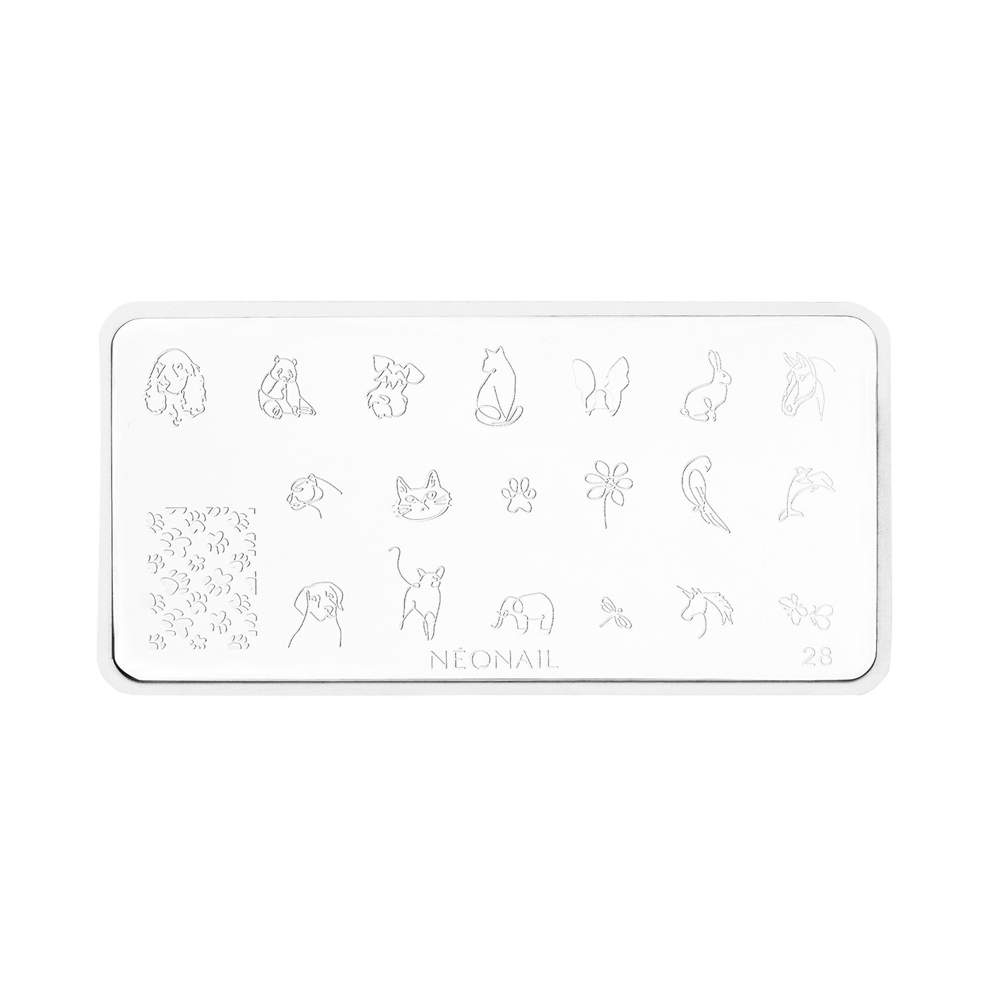 Stamping plate 28