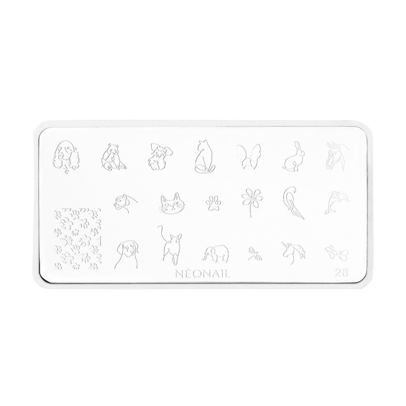 Stamping plate 28