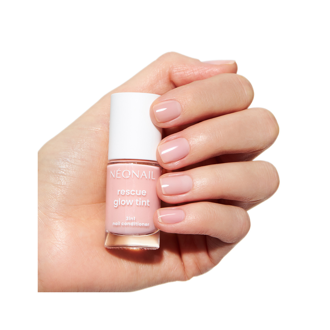 Rescue Glow Tint 3in1 Nail Conditioner Peachy Nude