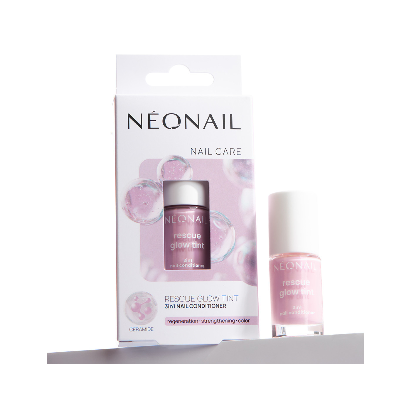 Rescue Glow Tint 3in1 Nail Conditioner Glitter Violet Rescue Glow Tint 3in1 Nail Conditioner Glitter Violet