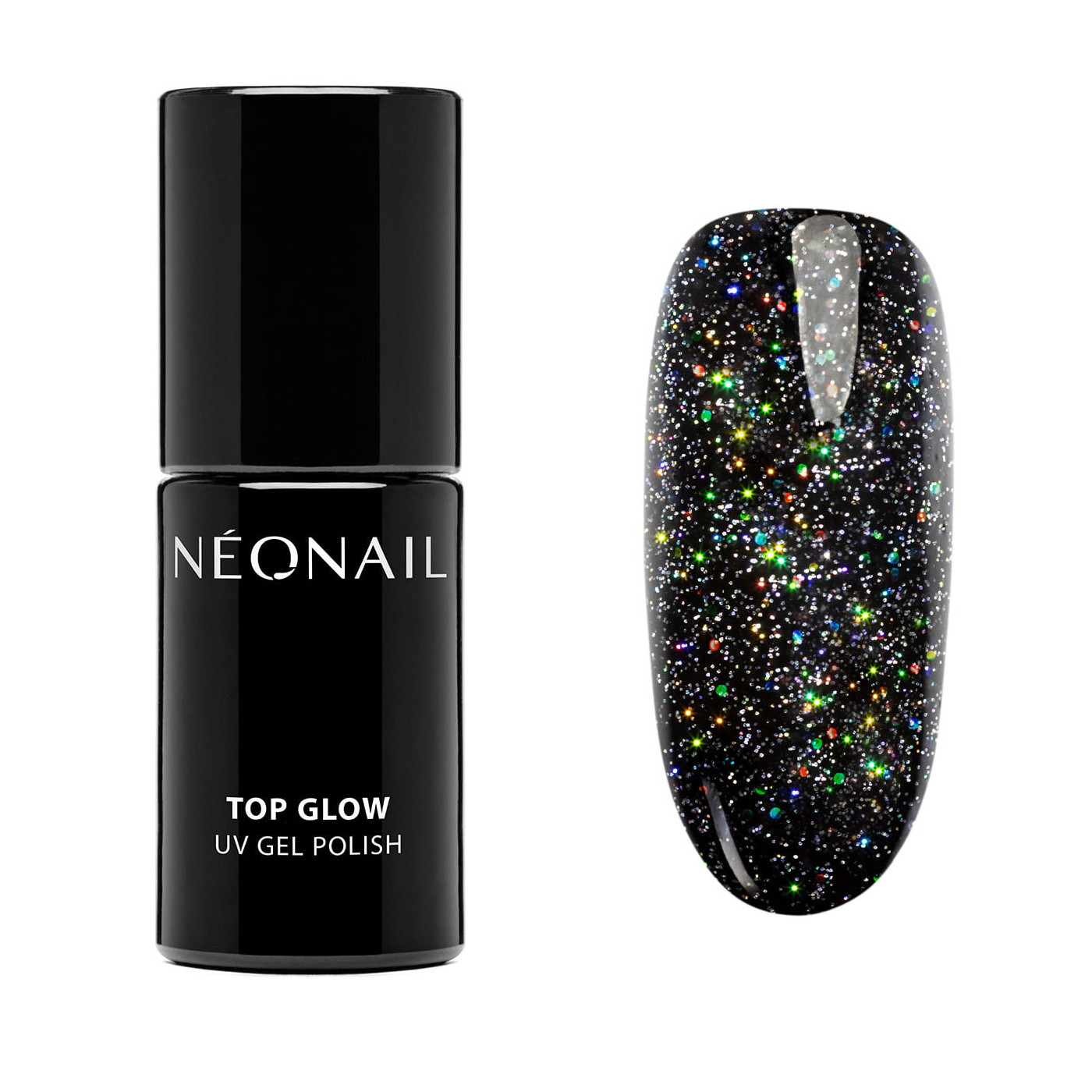 Gellak 7,2 ml - Top Glow Multicolor Holo