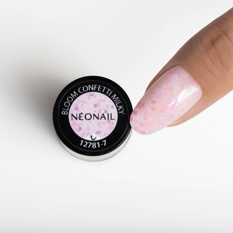 Gellak 7,2 ml - Bloom Confetti Milky Gellak 7,2 ml - Bloom Confetti Milky