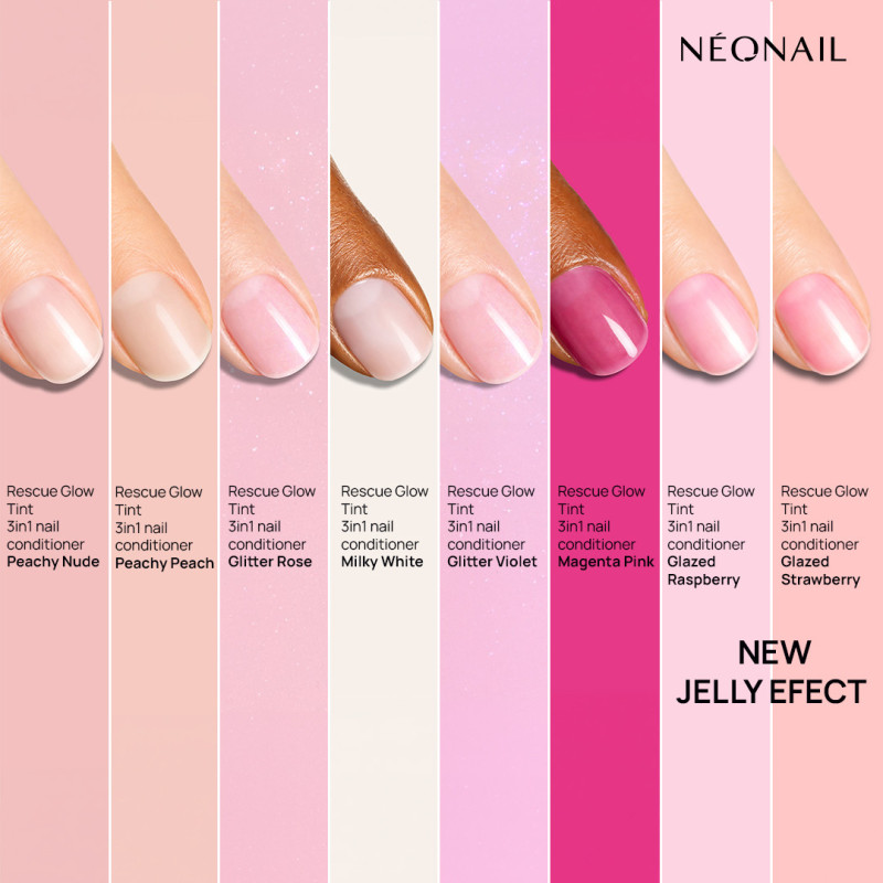 Rescue Glow Tint 3in1 Nail Conditioner Glitter Violet Rescue Glow Tint 3in1 Nail Conditioner Glitter Violet