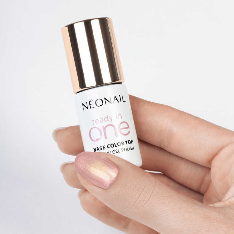 Gellak 7,2 ml - READY IN ONE - One Rose Glow 01 Gellak 7,2 ml - READY IN ONE - One Rose Glow 01