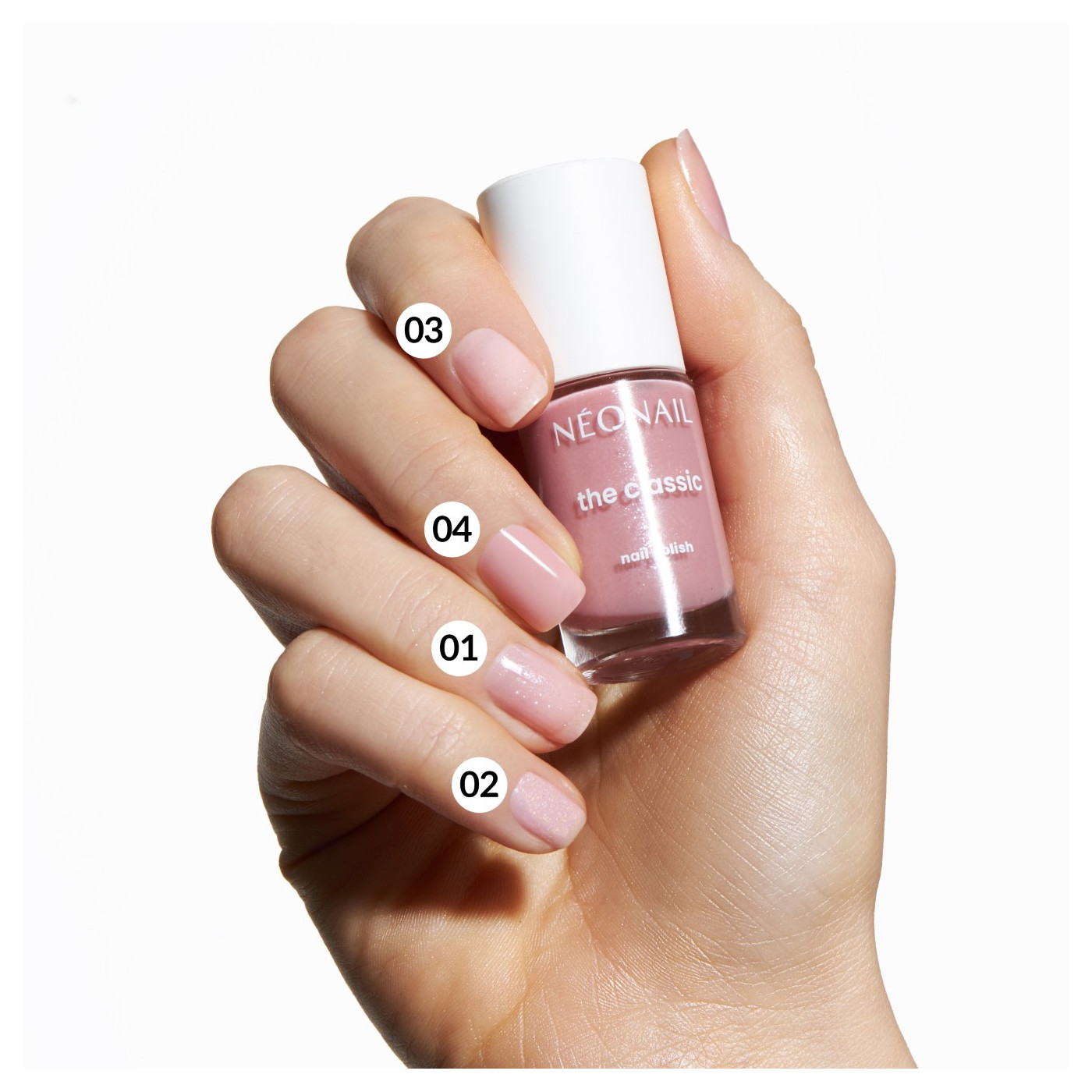 Klassieke Nagellak 7,2 ml - Glittery Milk 01 Klassieke Nagellak 7,2 ml - Glittery Milk 01