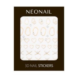 3D Nail Stickers Gold Abstract | NEONAIL 3D Nail Stickers Gold Abstract | NEONAIL