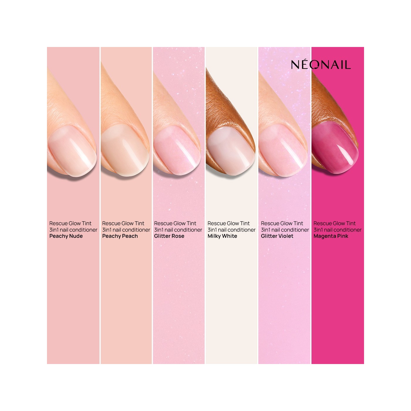 Rescue Glow Tint 3in1 Nail Conditioner Milky White Rescue Glow Tint 3in1 Nail Conditioner Milky White
