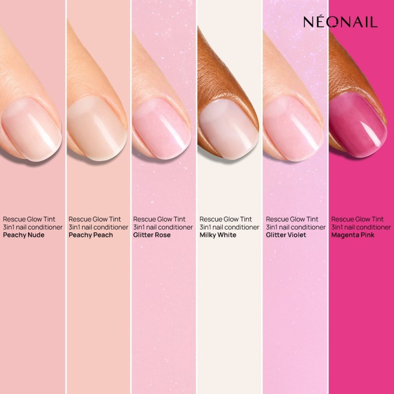 Rescue Glow Tint 3in1 Nail Conditioner Milky White Rescue Glow Tint 3in1 Nail Conditioner Milky White