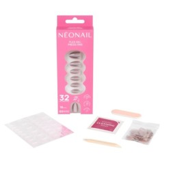 Flex Gel Press Ons 32 pc – Blush Cateye Medium Almond | NEONAIL Flex Gel Press Ons 32 pc – Blush Cateye Medium Almond | NEONAIL