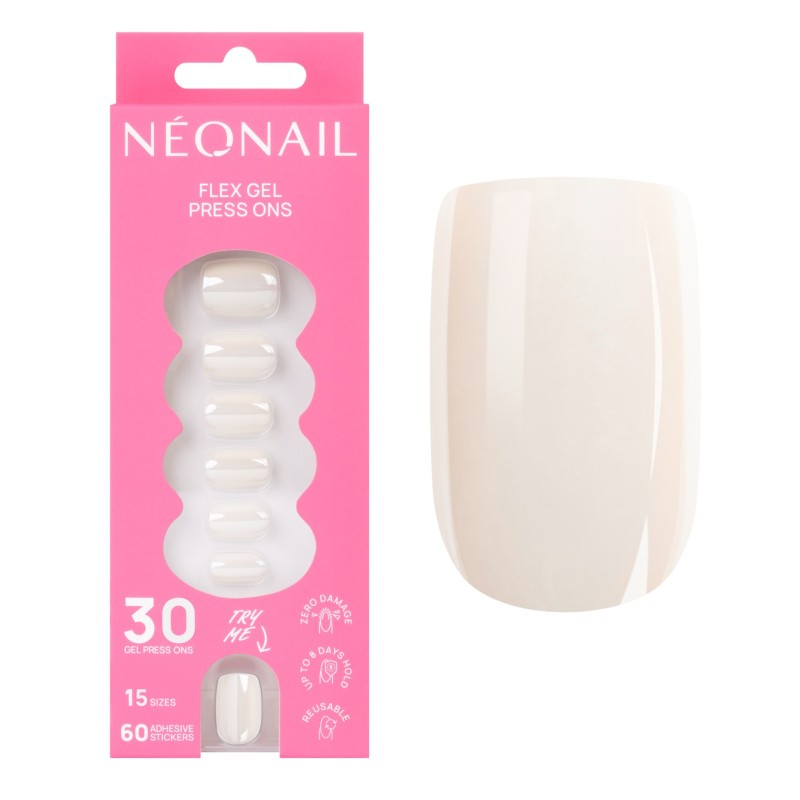 Flex Gel Press Ons 30 pc – Glazed Toffee Short Square | NEONAIL Flex Gel Press Ons 30 pc – Glazed Toffee Short Square | NEONAIL
