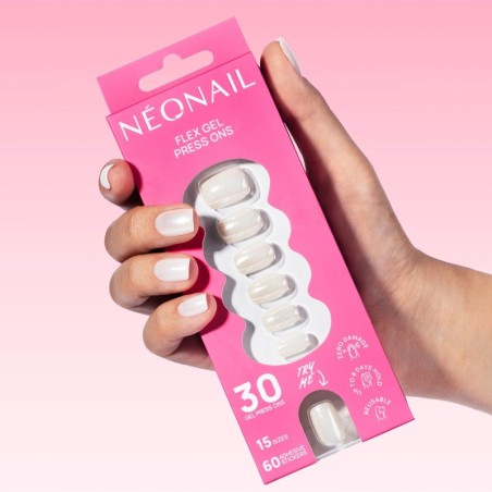 Flex Gel Press Ons 30 pc &ndash; Glazed Toffee Short Square | NEONAIL