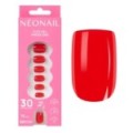 Flex Gel Press Ons 30 pc &ndash; Bold Red Short Square | NEONAIL