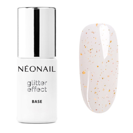 Gellak 7,2 ml - Glitter Effect Base Nude Sparkle