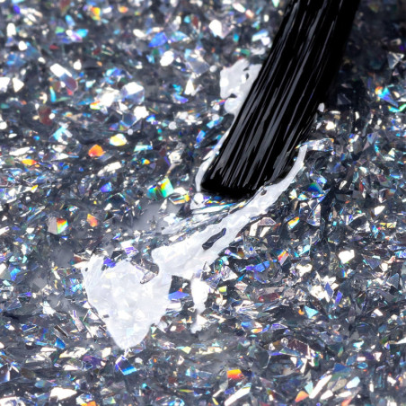 Gellak 7,2 ml - Silver Confetti