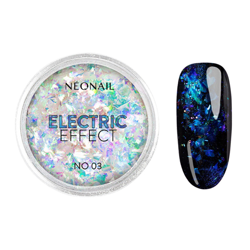 NEONAIL 💅 Electric Effect 03 Pigmentpoeder 💅 Creëer een opvallend, sprankelend effect 💅 Perfect voor een unieke en levendige loo
