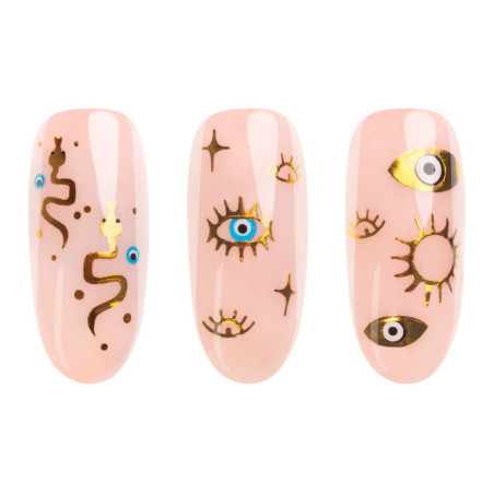 Nail Stickers Boho Gold