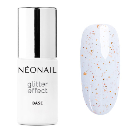 Gellak 7,2 ml - Glitter Effect Base White Sparkle