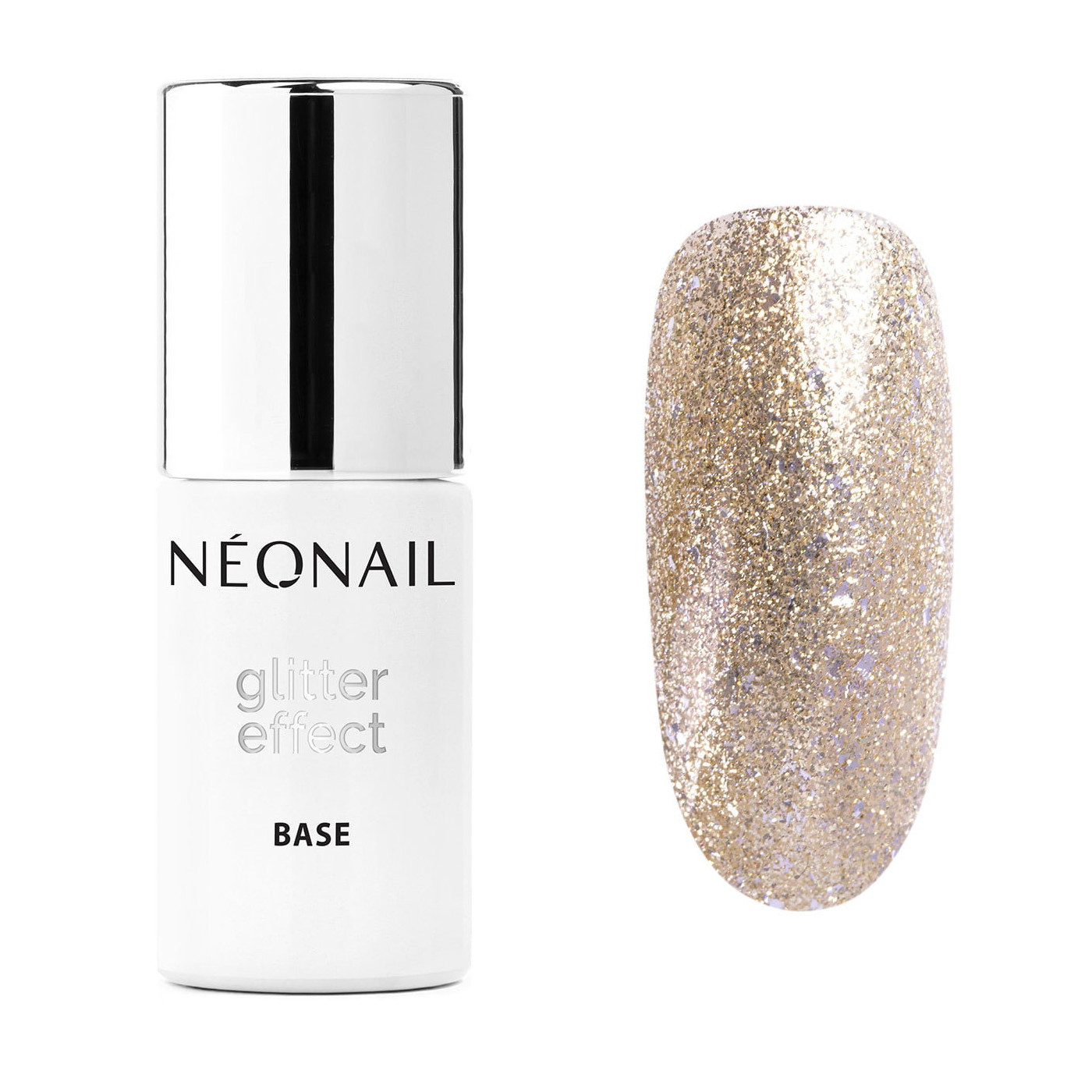 Gellak 7,2 ml - Glitter Effect Base Gold Twinkle
