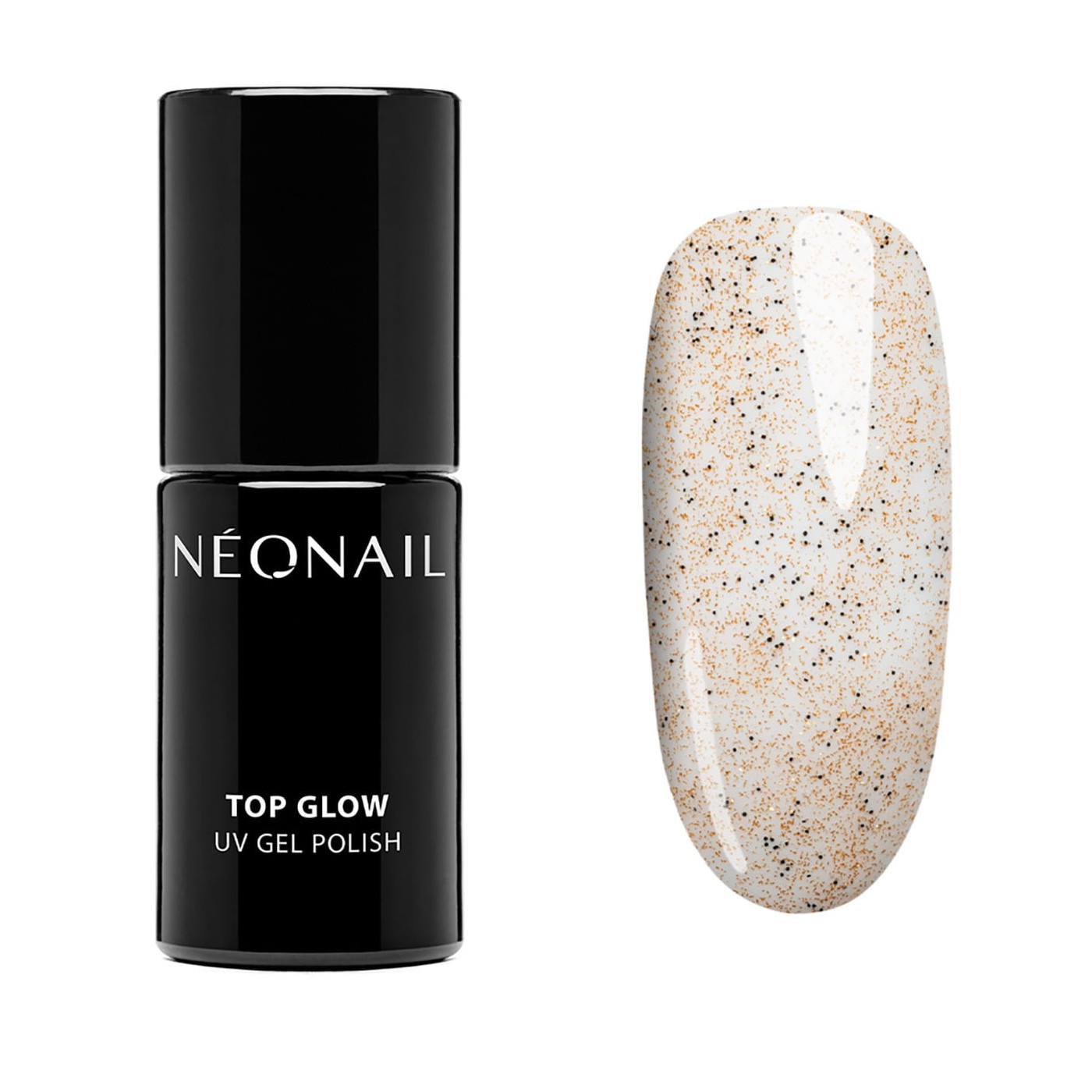 Gellak 7,2 ml - Top Glow Gold Sand