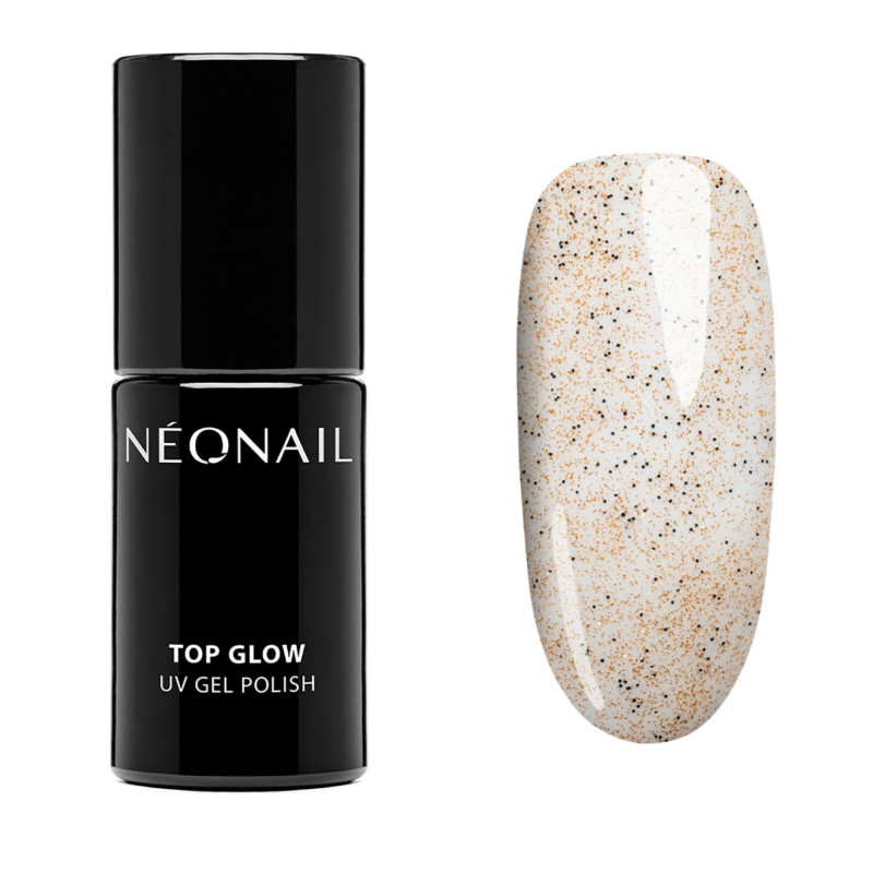 Gellak 7,2 ml - Top Glow Gold Sand