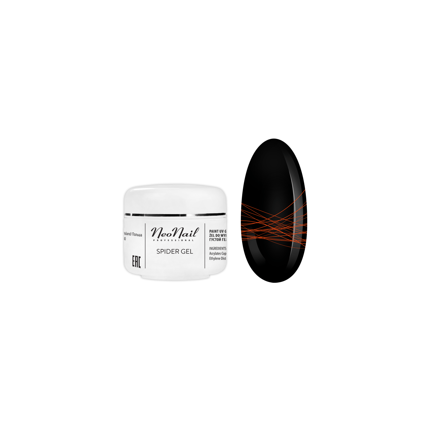 Spider Gel 5 g - Neon Orange